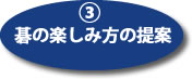 碁の楽しみ方の提案